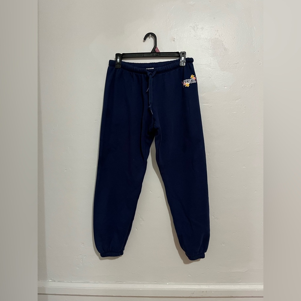 PINK Victoria's Secret Dark Blue Joggers